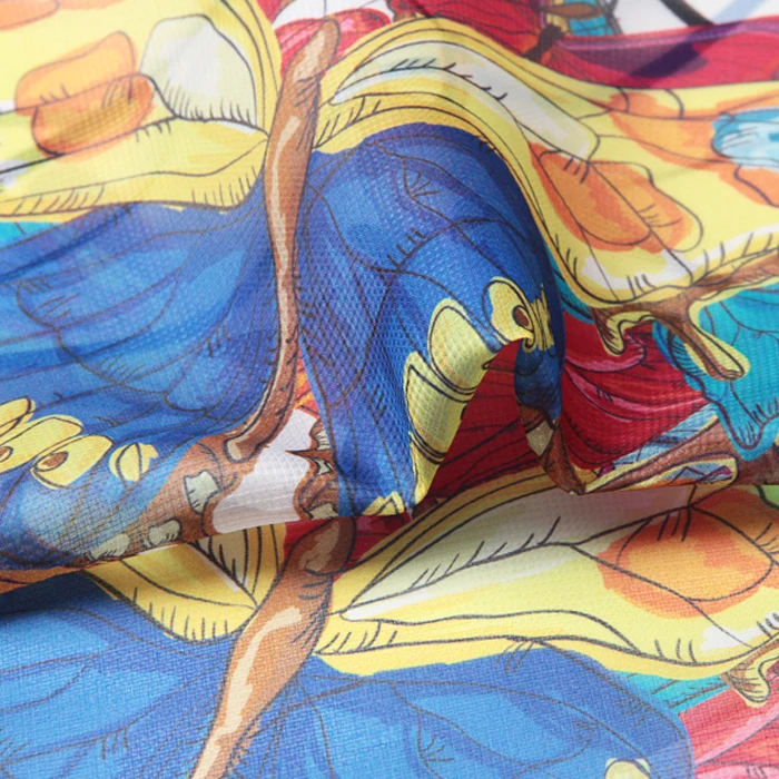 PRINT SILK GRID ORGANZA SATIN FABRIC 140cm width 12momme 100% Natural Pure Silk Colorful Butterfly Printing
PRINT SILK GRID ORGANZA SATIN FABRIC 140cm width 12momme 100% Natural Pure Silk Colorful Butterfly Printing