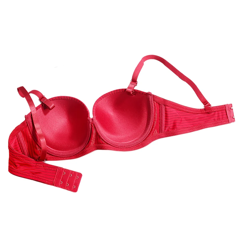 Sexy Bra Women Bralette Adjusted Straps Push up Stripe Print Lingerie Breathable Underwear Plus Size Bras 3/4 Cups Everyday 
Sexy Bra Women Bralette Adjusted Straps Push up Stripe Print Lingerie Breathable Underwear Plus Size Bras 3/4 Cups Everyday