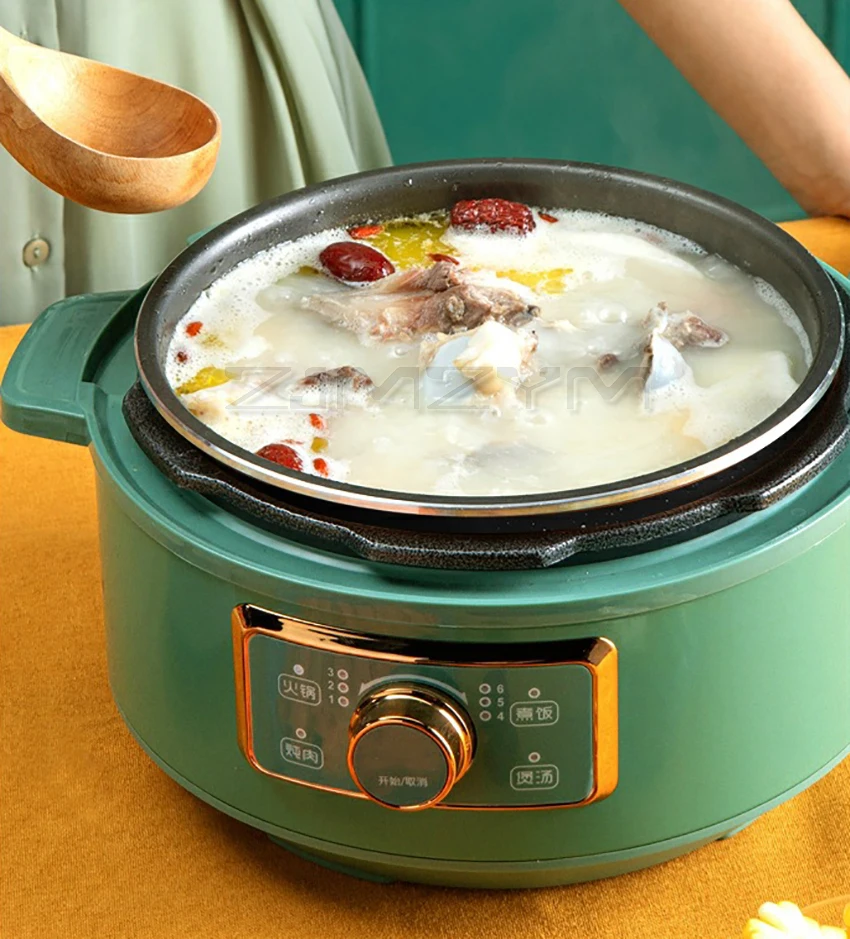 3L Electric Rice Cooker Multifunctional Non-Stick Stew Pot Household Pressure Hotpot Porridge Soup Stewing Cooking | Бытовая техника