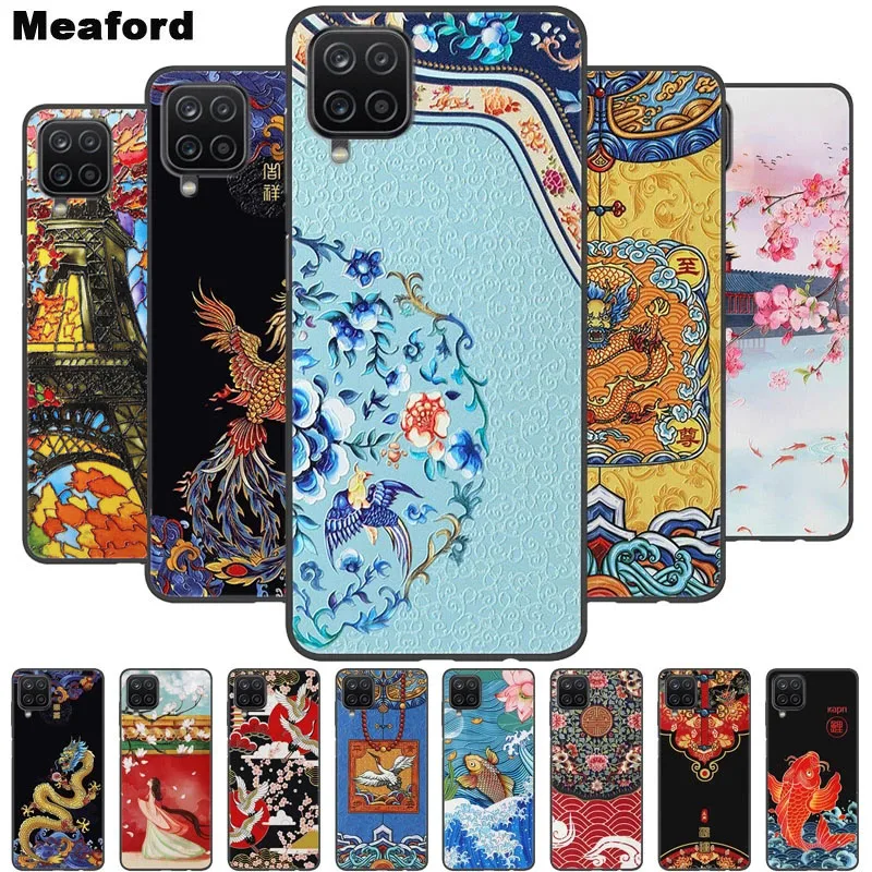 For Samsung A12 Nacho Case 3D Emboss Relief Cover For Samsung Galaxy A12 Cases for Samsung A 12 Nacho A125F Fundas Fashion Case
For Samsung A12 Nacho Case 3D Emboss Relief Cover For Samsung Galaxy A12 Cases for Samsung A 12 Nacho A125F Fundas Fashion Case