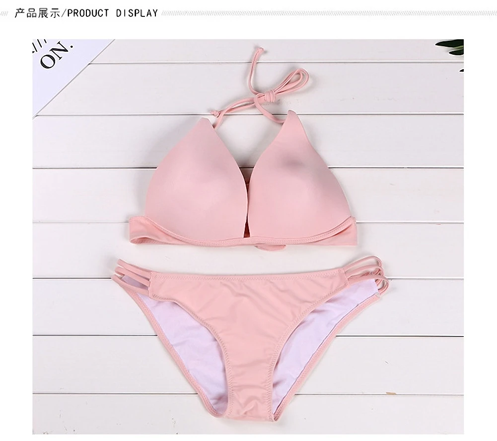 Fashion Sexy Multi-rope Hollow Poly Chest Split Bikini Swimsuit Two-piece Swimwear for Women Girl Dropship
Fashion Sexy Multi-rope Hollow Poly Chest Split Bikini Swimsuit Two-piece Swimwear for Women Girl Dropship