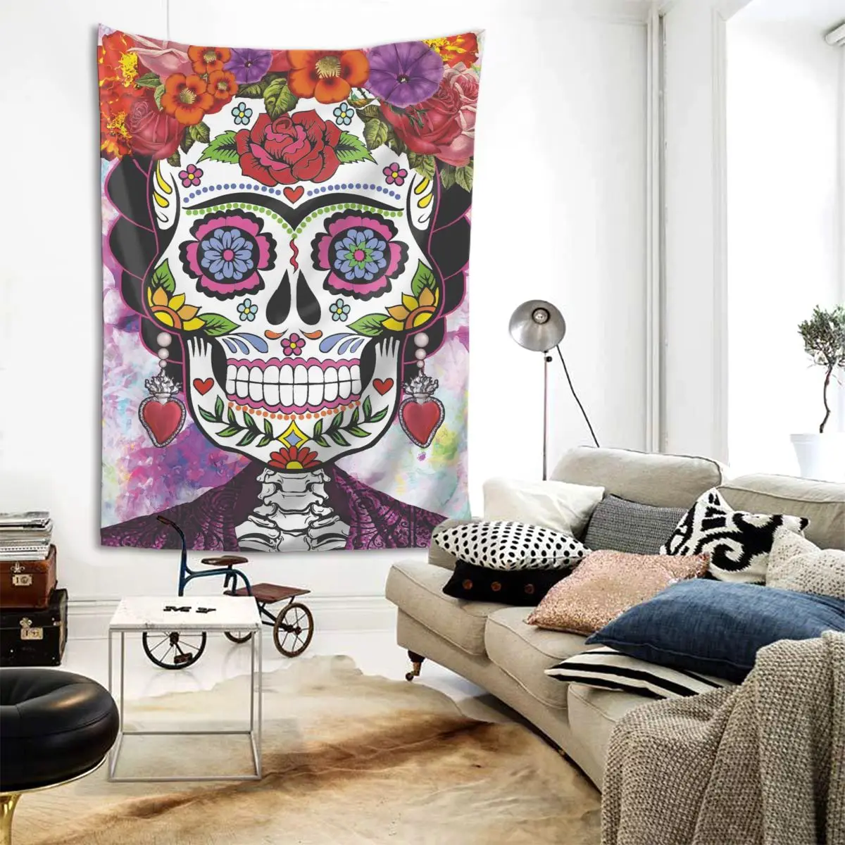 2021 fashion Skull Heads home tapestry background wall room decoration
2021 fashion Skull Heads home tapestry background wall room decoration