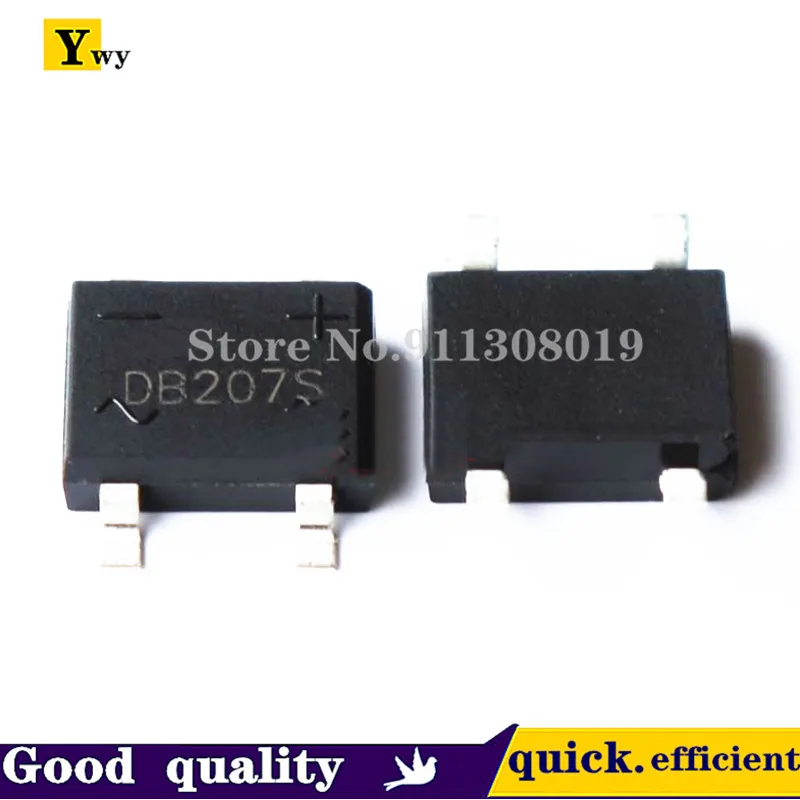 20 шт./лот DB207S мостовой стек SOP-4 SMD мостовой стек 2A1000V выпрямительный мост