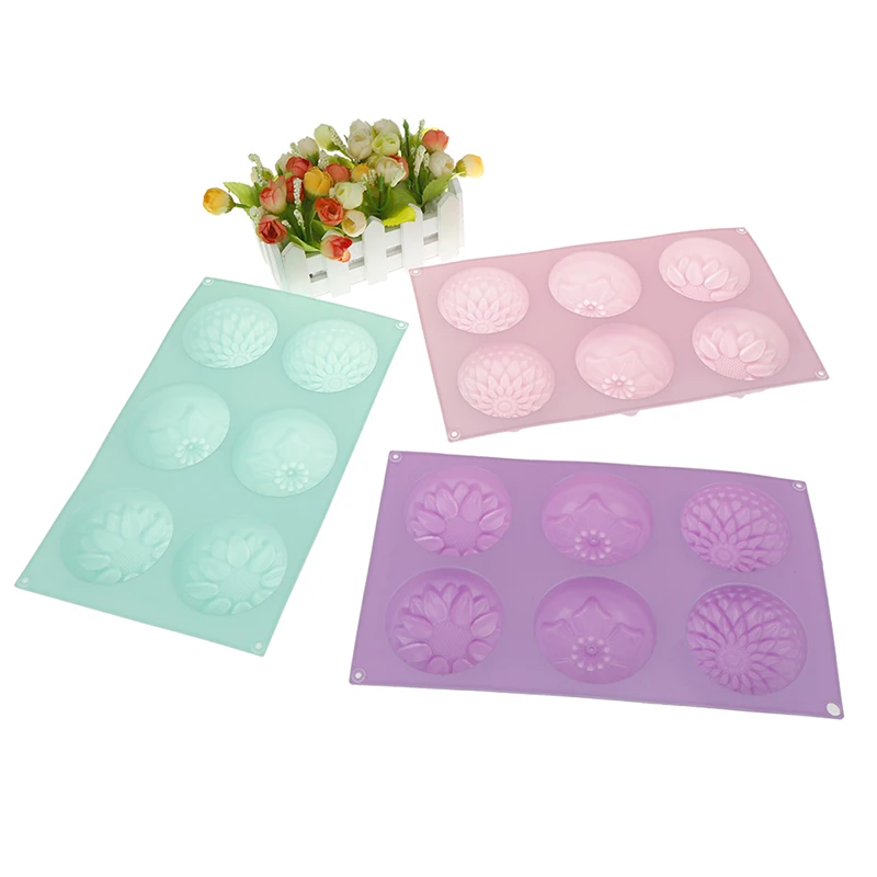 Fashion Silicone Soap Mold Flower Pattern 6-hole Rectangular Handmade Soap Making DIY Mould Accessory Purple
Fashion Silicone Soap Mold Flower Pattern 6-hole Rectangular Handmade Soap Making DIY Mould Accessory Purple