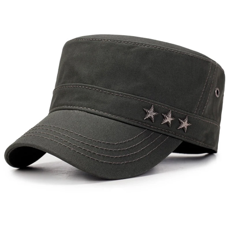 YUDA Woman Man's Spring and Autumn Flat Cap Five-pointed Star Hat Cotton Fashion Military Cap
YUDA Woman Man's Spring and Autumn Flat Cap Five-pointed Star Hat Cotton Fashion Military Cap
