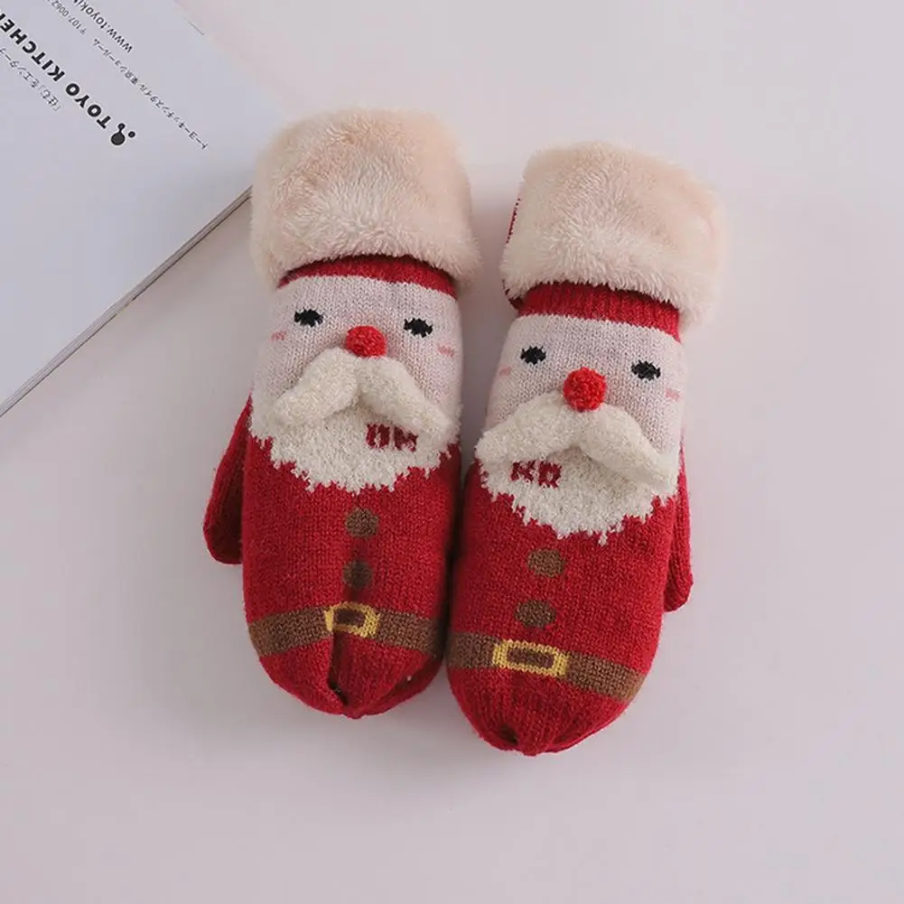 1 Pair Christmas Gloves Full Finger Warm Lovely Mittens for Students Autumn Winter Keep Warm Knitting Mittens
1 Pair Christmas Gloves Full Finger Warm Lovely Mittens for Students Autumn Winter Keep Warm Knitting Mittens
