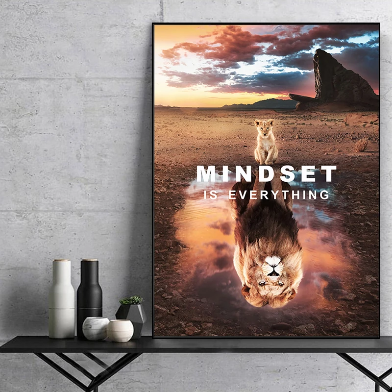 Animal Inspirational Big Little Lions Mindset Canvas Painting Wall Art Posters and Prints Wall Art Pictures for Living Room
Animal Inspirational Big Little Lions Mindset Canvas Painting Wall Art Posters and Prints Wall Art Pictures for Living Room