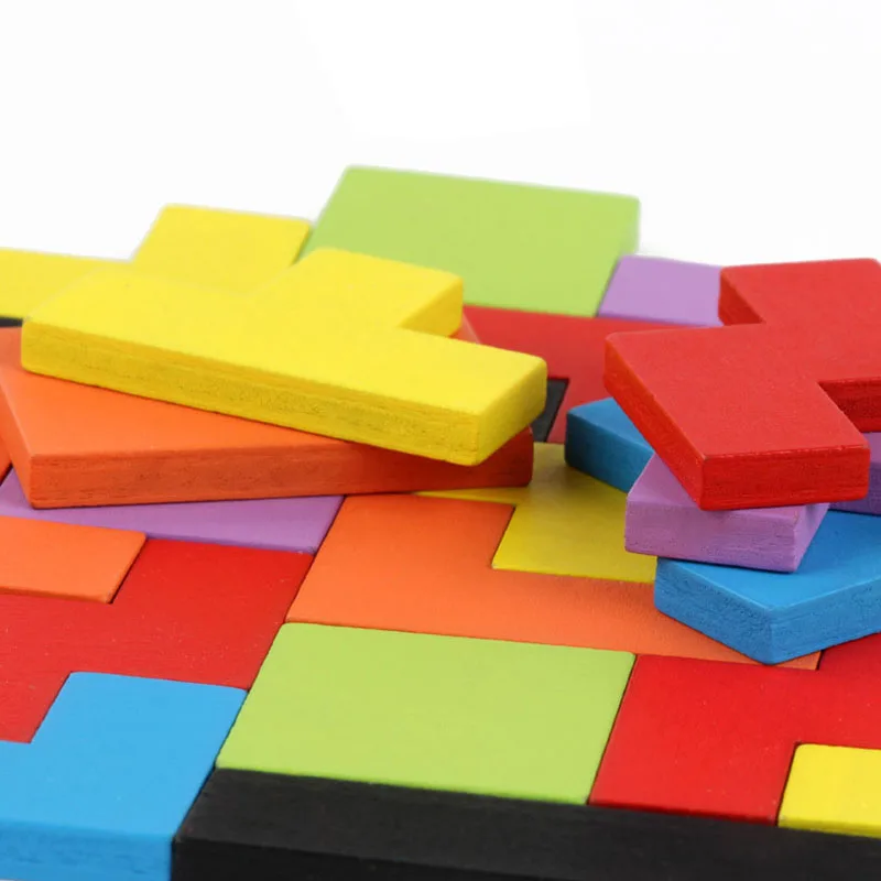 Colorful Wood Jigsaw Puzzle Toy Board Tetris Wooden Puzzles Learning Educational Toys Children Boys and Girls Intelligence Game
Colorful Wood Jigsaw Puzzle Toy Board Tetris Wooden Puzzles Learning Educational Toys Children Boys and Girls Intelligence Game