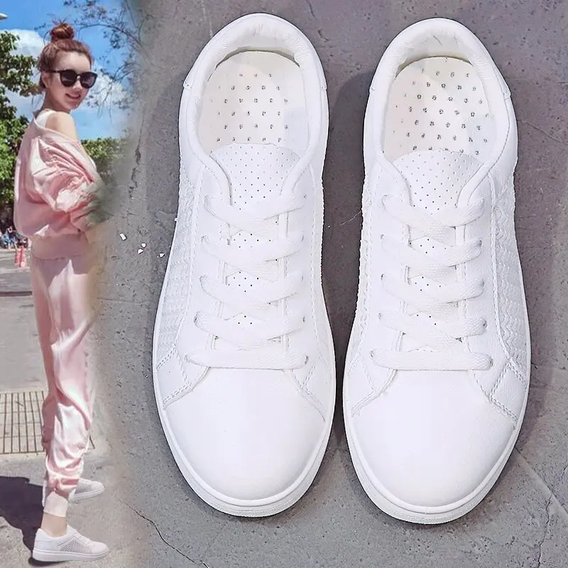 Casual Breathable Mesh Summer Women's Shoes Korean Version of Women's White Shoes Student Lace Platform Sneakers
Casual Breathable Mesh Summer Women's Shoes Korean Version of Women's White Shoes Student Lace Platform Sneakers