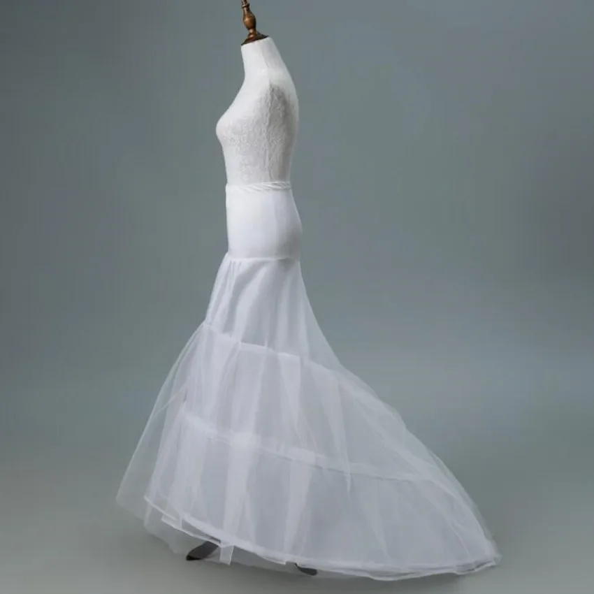Sevintage White Mermaid Wedding Dresses Underskirt 2 Hoops Petticoat Crinoline Wedding Accessories for Bride
Sevintage White Mermaid Wedding Dresses Underskirt 2 Hoops Petticoat Crinoline Wedding Accessories for Bride