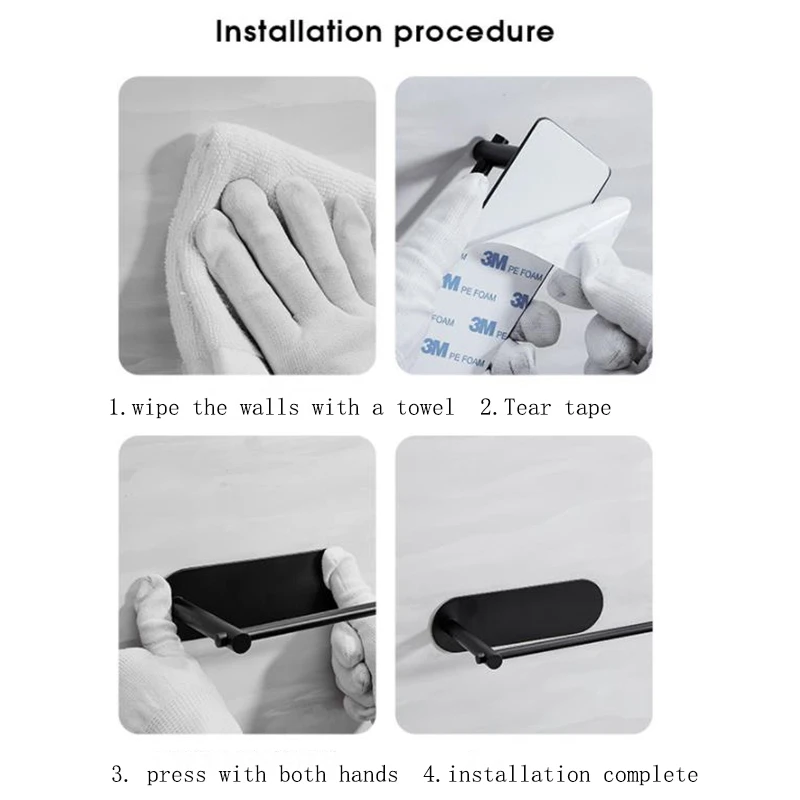 Stainless Steel Paper Towel Holder Rack Toilet Kitchen Roll Paper Holder Self-adhesive Tissue Holder Bathroom Storage Rack
Stainless Steel Paper Towel Holder Rack Toilet Kitchen Roll Paper Holder Self-adhesive Tissue Holder Bathroom Storage Rack