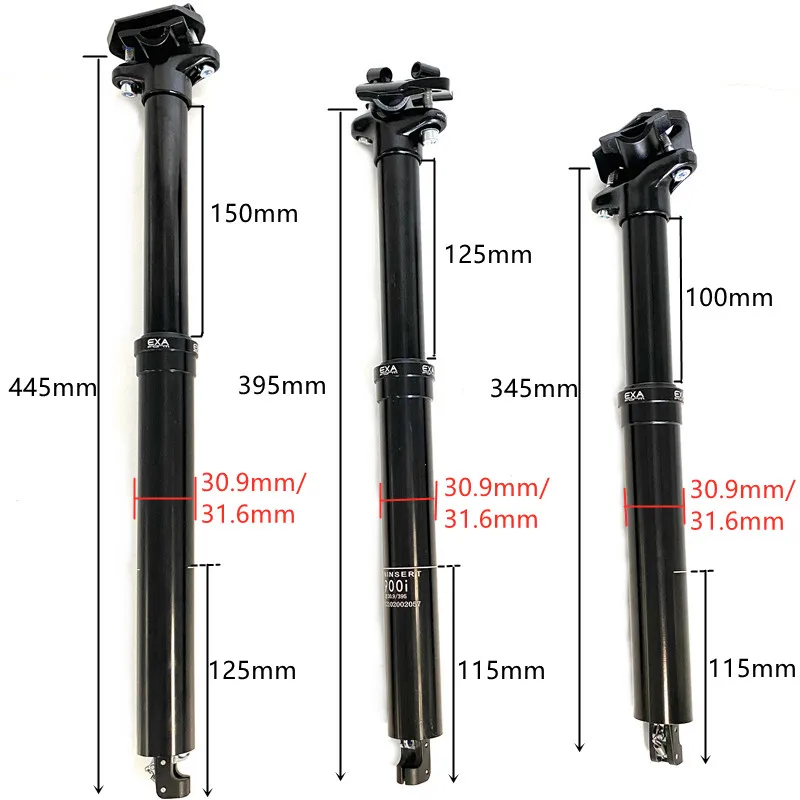 Kindshock KS EXA 900I MTB Seatpost Adjustable Height Mountain Bike 30.9/31.6mm Cable Remote Hand Control Hydraulic Seat Tube
Kindshock KS EXA 900I MTB Seatpost Adjustable Height Mountain Bike 30.9/31.6mm Cable Remote Hand Control Hydraulic Seat Tube