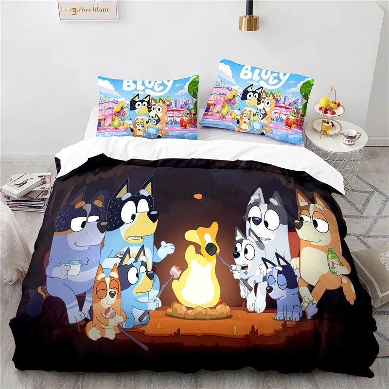 Cartoon Bluey Dog Family Printed Duvet Cover Set Bedroom Comforter Cover Set with Pillowcase 3d Bedding Set Twin Queen King Size
Cartoon Bluey Dog Family Printed Duvet Cover Set Bedroom Comforter Cover Set with Pillowcase 3d Bedding Set Twin Queen King Size