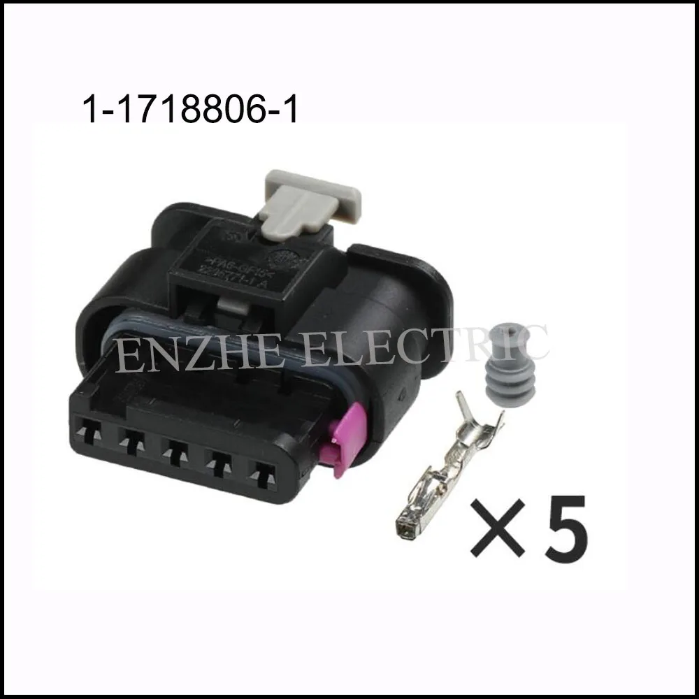 1-1718806-1 car wire female socket connector Harnes cable 5 pin automotive Plug Include terminals seal DJ7053WA-1.2-21
1-1718806-1 car wire female socket connector Harnes cable 5 pin automotive Plug Include terminals seal DJ7053WA-1.2-21
