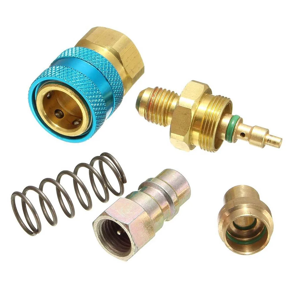 R134a Low Side Long Blue Extension Quick Connector Brass Adapters Air Conditioning Refrigerant Coupler Adapter For Bmw Ford
R134a Low Side Long Blue Extension Quick Connector Brass Adapters Air Conditioning Refrigerant Coupler Adapter For Bmw Ford