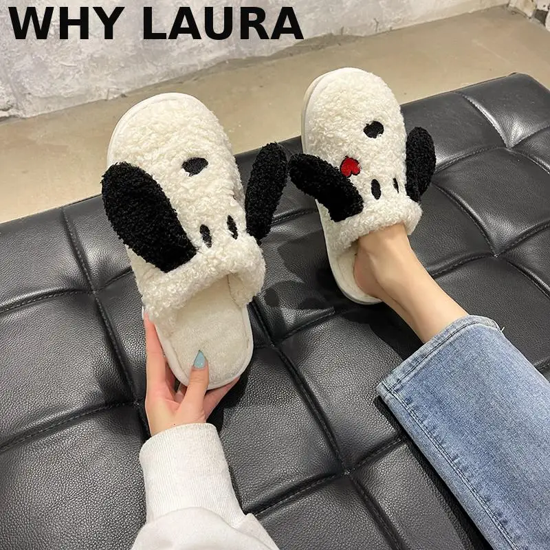 Women's winter home slippers cute dog picture soft autumn warmth non-slip women's house slide interior bedroom short plush slipp
Women's winter home slippers cute dog picture soft autumn warmth non-slip women's house slide interior bedroom short plush slipp