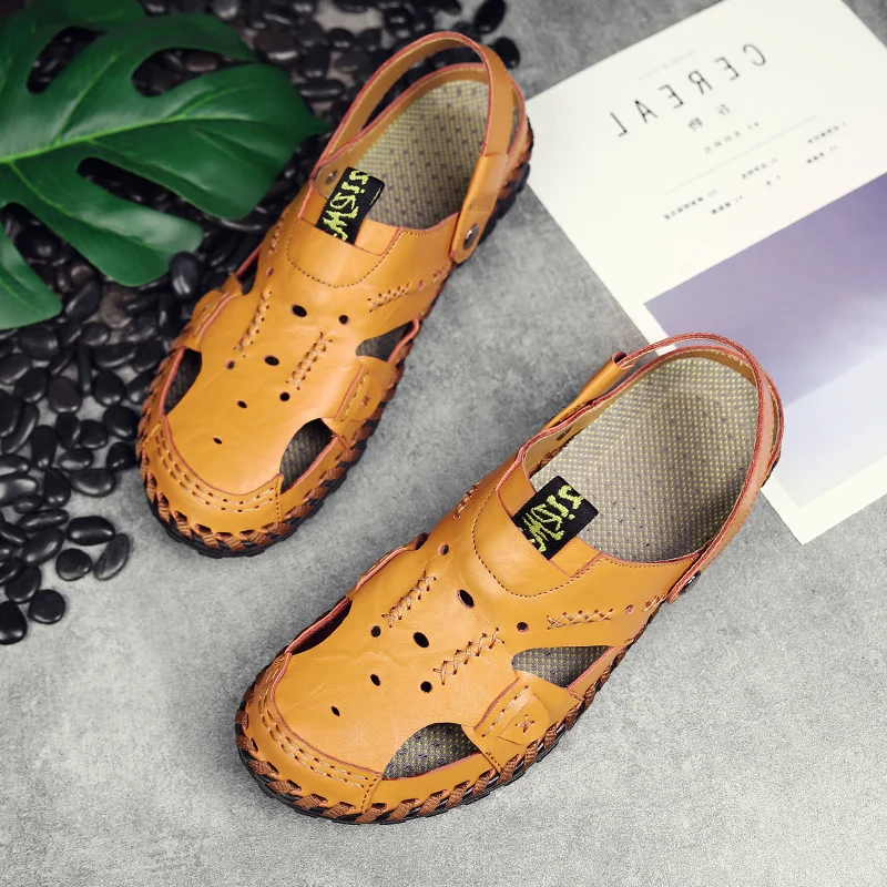 Mens Gladiator Sandals Summer Sandalias De Cuero Para Hombre Men Leather Sandals Genuine Roman Mens Sandalhas Masculina Slip On
Mens Gladiator Sandals Summer Sandalias De Cuero Para Hombre Men Leather Sandals Genuine Roman Mens Sandalhas Masculina Slip On
