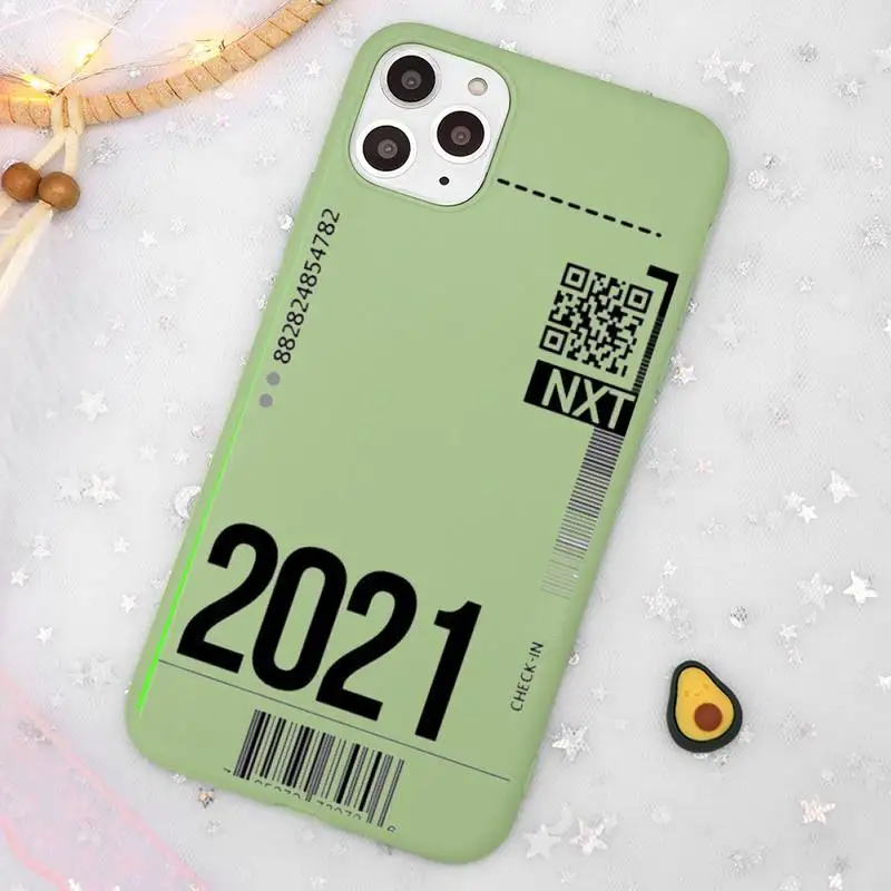 AIR Tickets Travel Label Country Phone Case Candy Color Green for iPhone 11 12 pro XS MAX 8 7 6 6S Plus X SE 2020 XR
AIR Tickets Travel Label Country Phone Case Candy Color Green for iPhone 11 12 pro XS MAX 8 7 6 6S Plus X SE 2020 XR