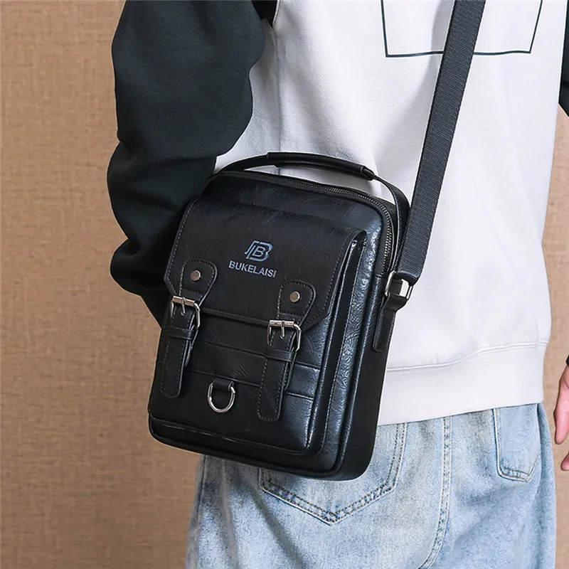 Men's Shoulder Bag Fashion Leather High Quality Youth Travel Business Multifunctional Practical men's Shoulder Bag
Men's Shoulder Bag Fashion Leather High Quality Youth Travel Business Multifunctional Practical men's Shoulder Bag