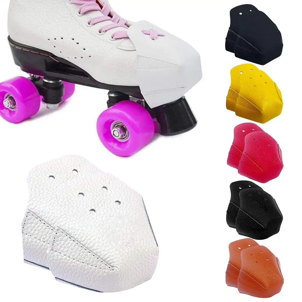 1 Pair Toe Cap Guards Protectors PU Leather Roller Skate Toe Cap Protectors With 4 Holes For Roller Skate Outdoor Training Gym
1 Pair Toe Cap Guards Protectors PU Leather Roller Skate Toe Cap Protectors With 4 Holes For Roller Skate Outdoor Training Gym