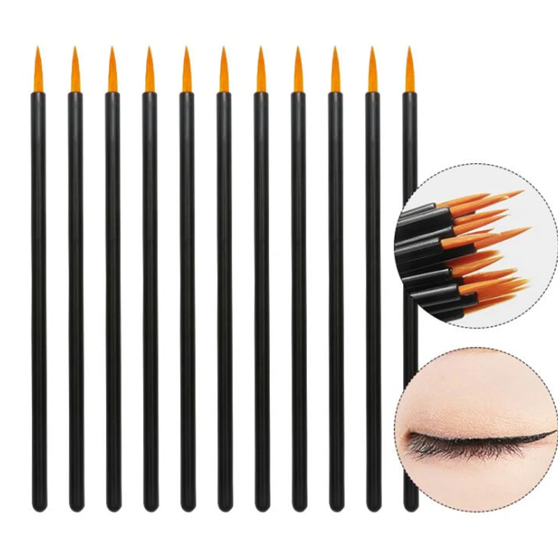 50PCS Disposable Makeup Eyeliner Brushes Superfine Nylon Hook Line Pen Nail Art Brushes Painting Pen Beauty Makeup Tools
50PCS Disposable Makeup Eyeliner Brushes Superfine Nylon Hook Line Pen Nail Art Brushes Painting Pen Beauty Makeup Tools