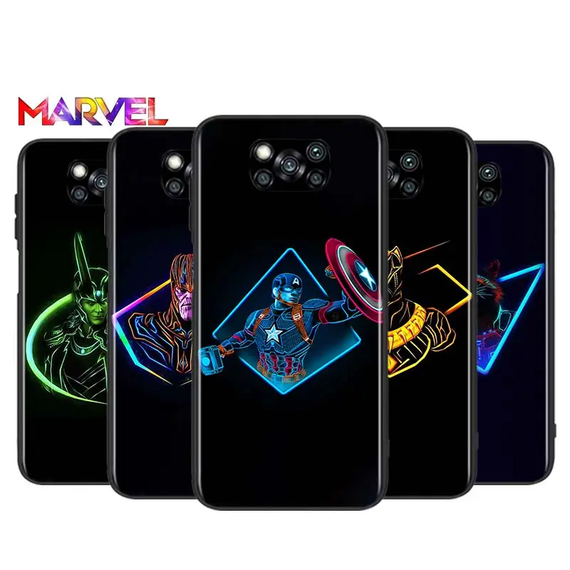Marvel hero color for Xiaomi Poco X3 NFC X2 M3 M2 F2 F3 Pro C3 F1 A2 Lite Mix3 Play Silicone Soft Black Phone Case
Marvel hero color for Xiaomi Poco X3 NFC X2 M3 M2 F2 F3 Pro C3 F1 A2 Lite Mix3 Play Silicone Soft Black Phone Case