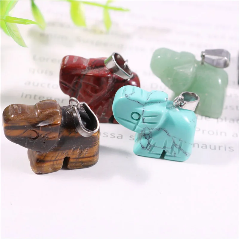 Natural Stone Carved 12Pcs 23mm Elephant Pendants Crystal Quartz Gemstone Pendant Charms For Jewelry Making12pcs
Natural Stone Carved 12Pcs 23mm Elephant Pendants Crystal Quartz Gemstone Pendant Charms For Jewelry Making12pcs