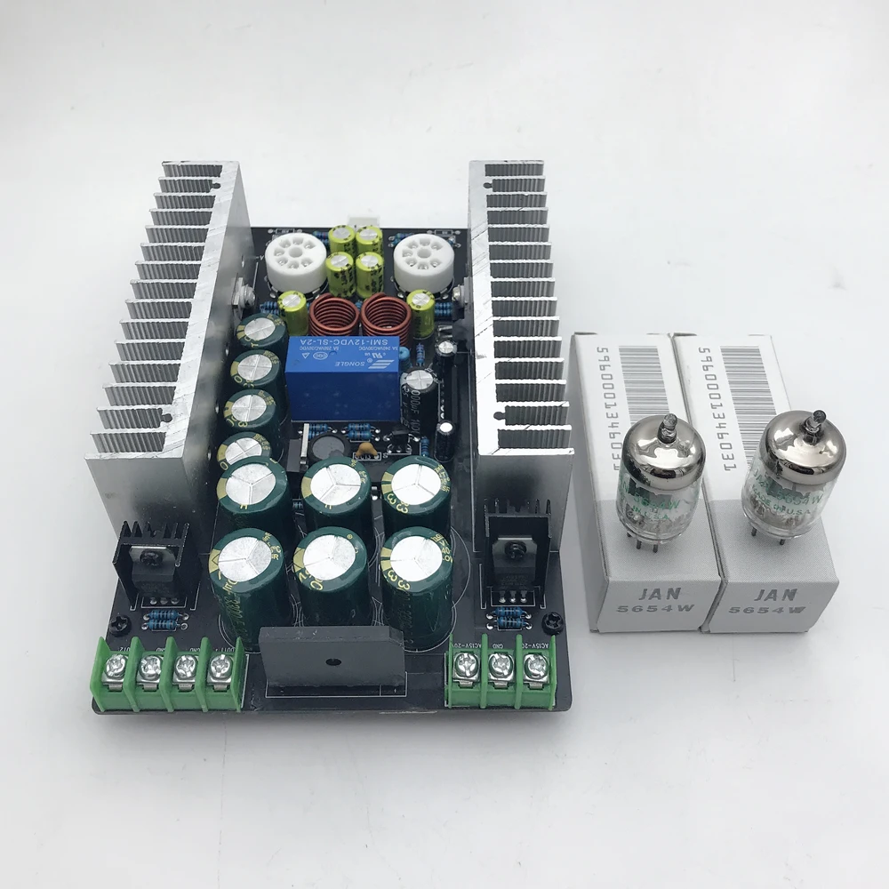 HIFI Tube Amplifier LM1875 Front 6J3 6A2 6K4 5654 Tube Amplifier Board with Speaker Protection Function 2.0 Channel 
HIFI Tube Amplifier LM1875 Front 6J3 6A2 6K4 5654 Tube Amplifier Board with Speaker Protection Function 2.0 Channel