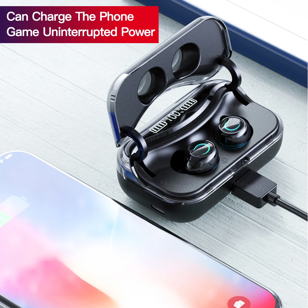 G08 5.1 Bluetooth Earphone Fingerprint Touch Wireless Headphons HiFi Waterproof Earbuds Headset with LED Display Charging Box
G08 5.1 Bluetooth Earphone Fingerprint Touch Wireless Headphons HiFi Waterproof Earbuds Headset with LED Display Charging Box