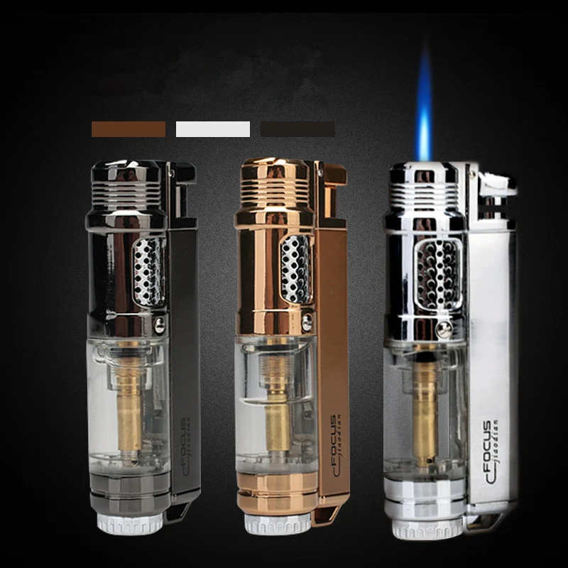 Torch Cigar Pipe Lighter Business Jet Butane Metal Turbo Lighter Gas Window Portable Spray Gun 1300 C Windproof Gadgets For Men
Torch Cigar Pipe Lighter Business Jet Butane Metal Turbo Lighter Gas Window Portable Spray Gun 1300 C Windproof Gadgets For Men