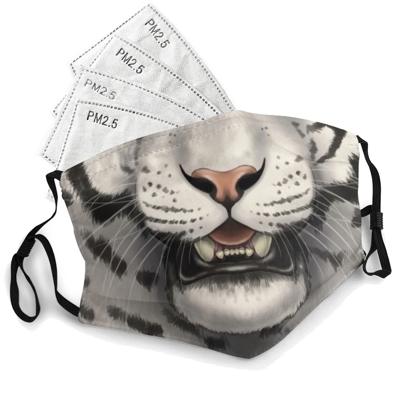 White Tiger Beast Mask Men's and Women's Anti-smog Dust-proof Protective Mask Respirator Mouth and Nasal Mask designer mask
White Tiger Beast Mask Men's and Women's Anti-smog Dust-proof Protective Mask Respirator Mouth and Nasal Mask designer mask