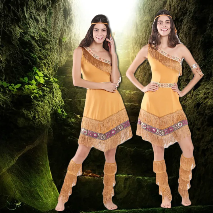 New Savages Medium - Long Tassels Dress Adult Halloween Costume Tribal Princess Performance Cosplay
New Savages Medium - Long Tassels Dress Adult Halloween Costume Tribal Princess Performance Cosplay