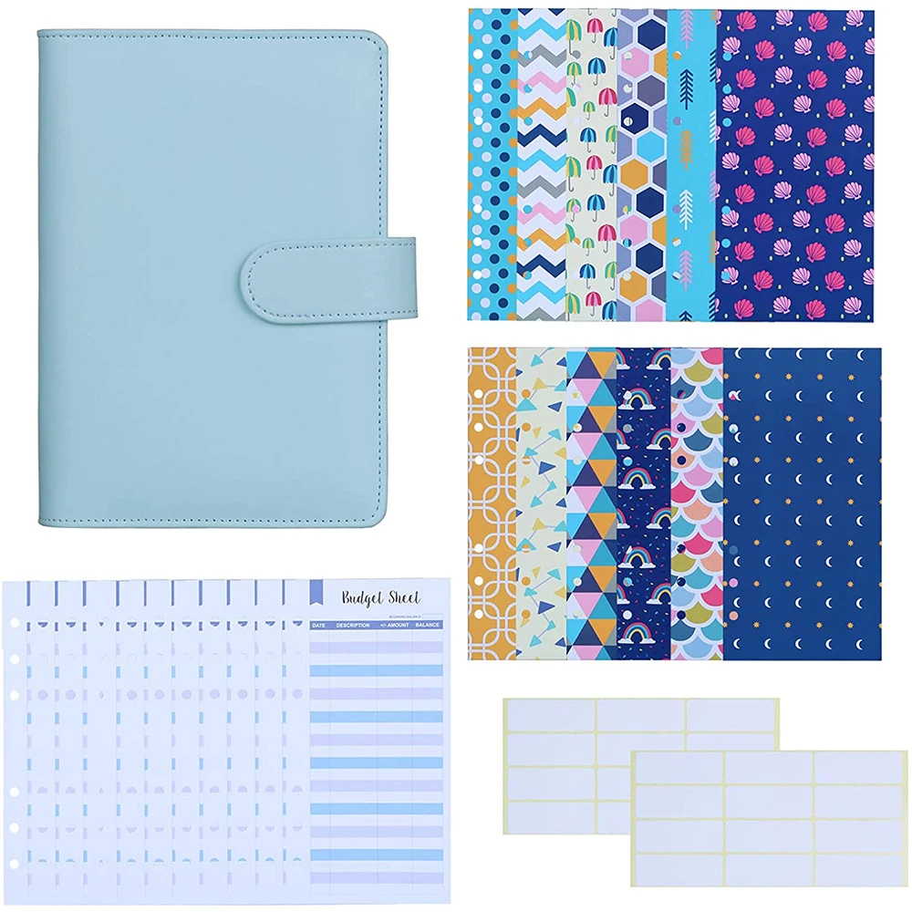 Pu Leather Notebook, Binder Budget Planner Binder Cover With Binder Pocket Cash Budget Envelopes System Binder Zipper Folder
Pu Leather Notebook, Binder Budget Planner Binder Cover With Binder Pocket Cash Budget Envelopes System Binder Zipper Folder