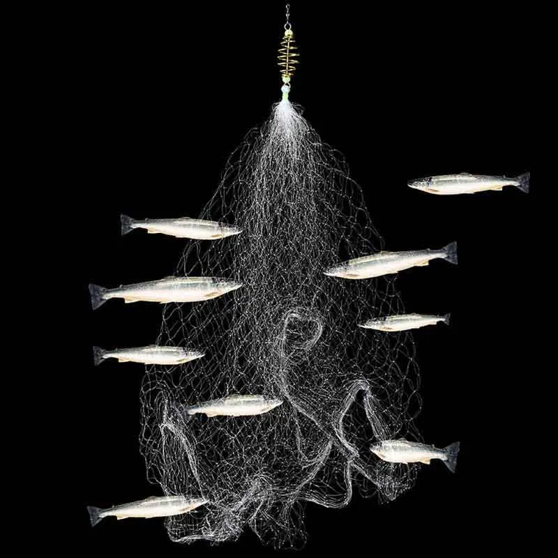 Copper Spring Shoal Fishing Net Multi Size Fishing Net Trap Mesh Luminous Bead Netting Fishing Connector Freshwater Fish Tool
Copper Spring Shoal Fishing Net Multi Size Fishing Net Trap Mesh Luminous Bead Netting Fishing Connector Freshwater Fish Tool