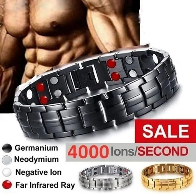 Bracelet Health Care Jewelry Energy Magnetic Tourmaline Bracelets Bangle Men's Bracelets For Women Slimming Product
Bracelet Health Care Jewelry Energy Magnetic Tourmaline Bracelets Bangle Men's Bracelets For Women Slimming Product