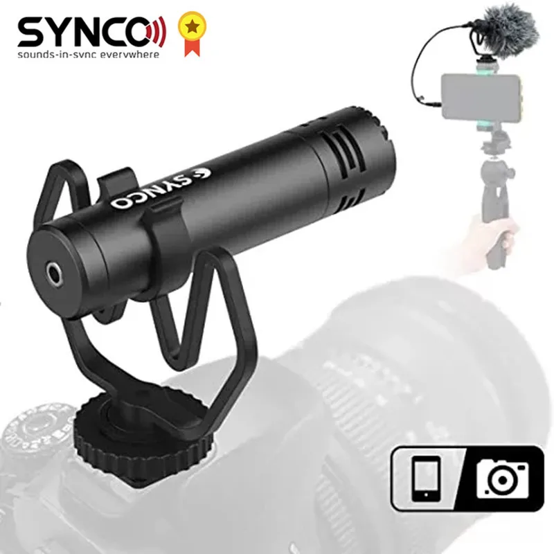 Видеомикрофон SYNCO Mic-M1 M1, встроенный микрофон с противоударным креплением на лобовое стекло для цифровой зеркальной камеры, смартфона, видео...
Видеомикрофон SYNCO Mic-M1 M1, встроенный микрофон с противоударным креплением на лобовое стекло для цифровой зеркальной камеры, смартфона, видео...