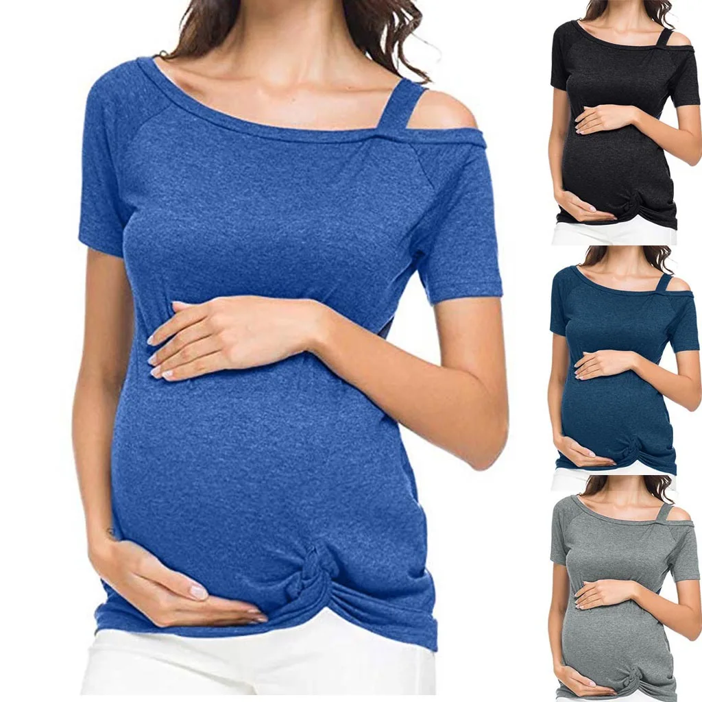 Off Shoulder Maternity Clothes Casual T-shirt Tops Pregnant Premama Clothing Pregnancy 4 color style Top Tee Summer
Off Shoulder Maternity Clothes Casual T-shirt Tops Pregnant Premama Clothing Pregnancy 4 color style Top Tee Summer