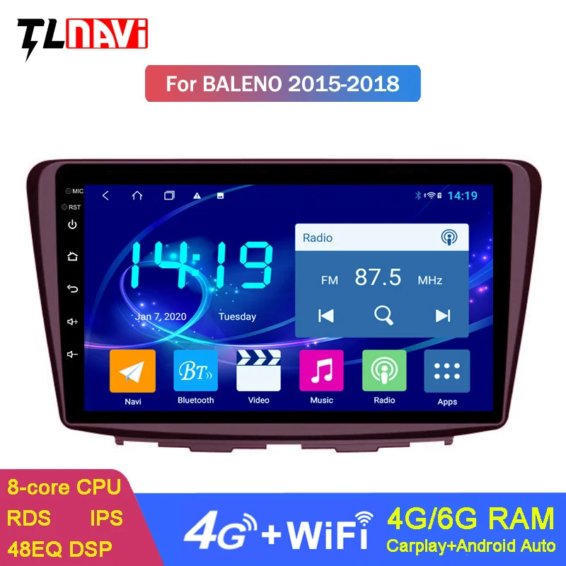 IPS 6G+128G 9 Inch Android 10 Car Dvd Gps Player For Suzuki Baleno 2015-2018 Built-In Radio Video Navigation Bt Wifi
IPS 6G+128G 9 Inch Android 10 Car Dvd Gps Player For Suzuki Baleno 2015-2018 Built-In Radio Video Navigation Bt Wifi