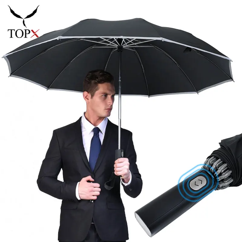 Wind Resistant Automatic Reverse Umbrella For Men Folding Business Reflective Umbrellas Rain Women Portable Large 10K Male Paras
Wind Resistant Automatic Reverse Umbrella For Men Folding Business Reflective Umbrellas Rain Women Portable Large 10K Male Paras