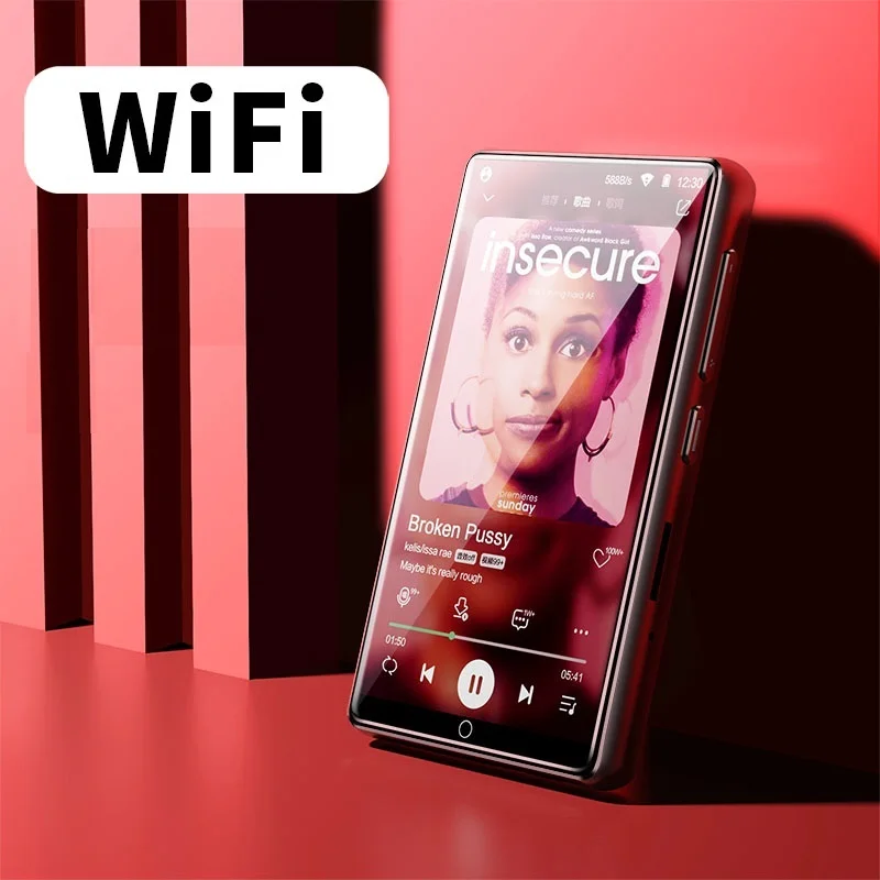 BENJIE C11 WiFi Bluetooth MP4 Player 3.5 inch Full Touch Screen 8GB Audio With Speaker Camera FM Recording E-book Video | Электроника