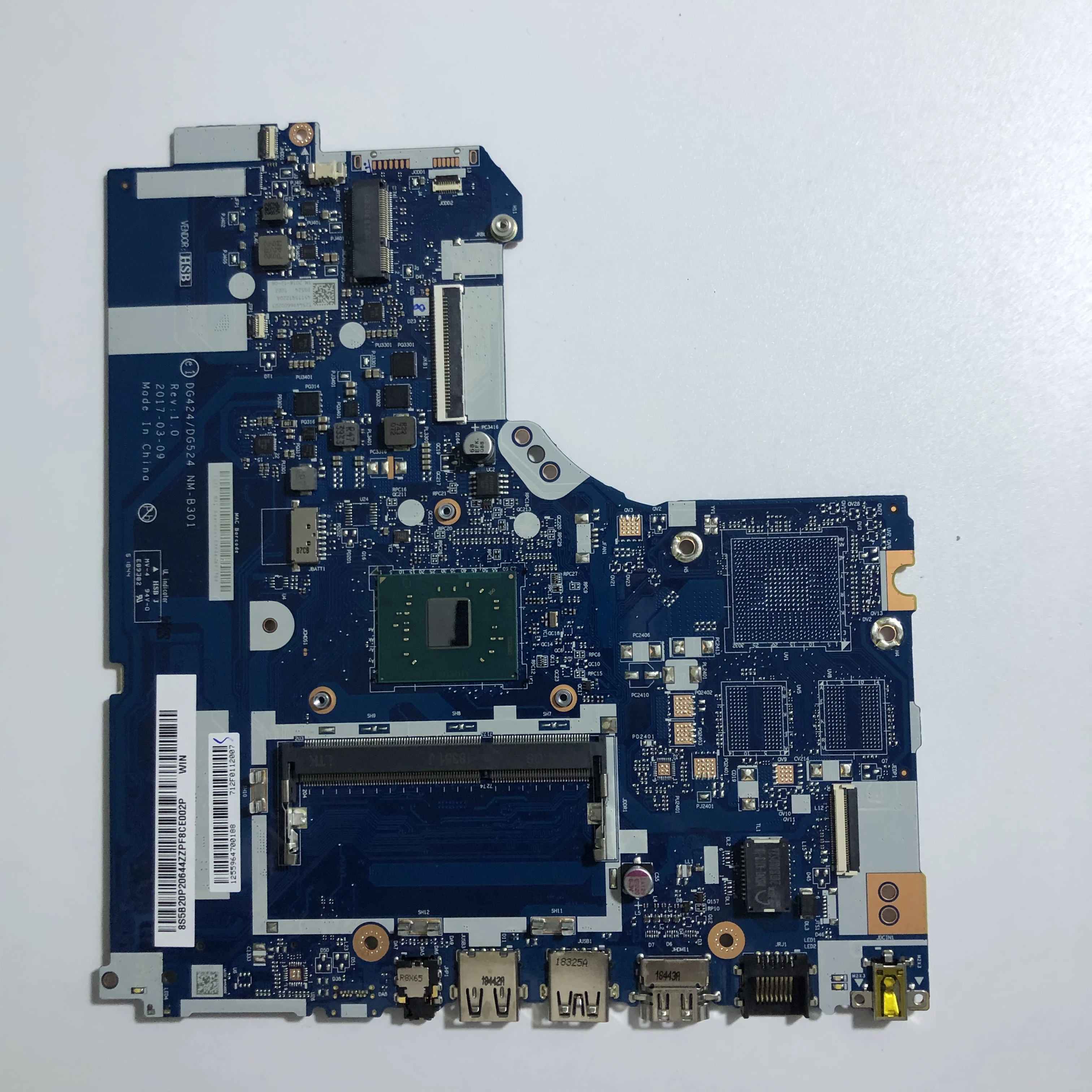 Материнская плата 5B20P20644 для ноутбука Lenovo 320-15IAP N3350, DDR4, DG424/DG524, NM-B301 МБ, 100% тестирование
Материнская плата 5B20P20644 для ноутбука Lenovo 320-15IAP N3350, DDR4, DG424/DG524, NM-B301 МБ, 100% тестирование