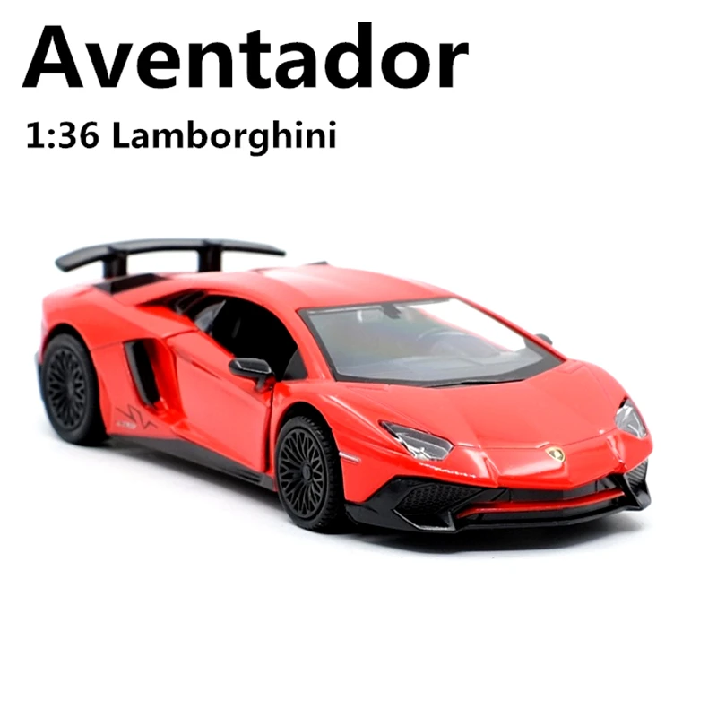 

Lamborghini Aventador 1/36 Metal Vehicle Diecast Pull Back Car Goods Model Toys for Adults Collection Office Home Decoration