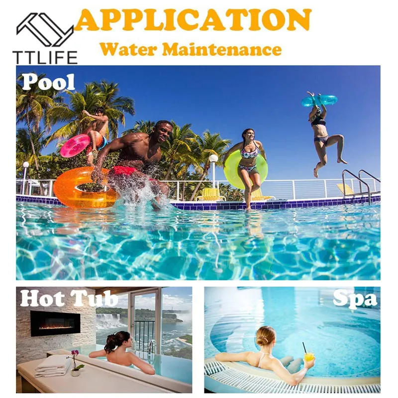 6-In-1 Swimming Pool Test Paper Residual Chlorine PH Value Alkalinity Hardness Test Strip A Bottle of 50 Hot Tub Water Quality
6-In-1 Swimming Pool Test Paper Residual Chlorine PH Value Alkalinity Hardness Test Strip A Bottle of 50 Hot Tub Water Quality
