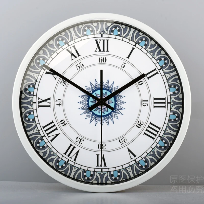 Simple Quartz Wall Clock Metal Round Silent Western Restaurant Wall Watches Roman Numbers Reloj Cocina Home Decoration EF50WC
Simple Quartz Wall Clock Metal Round Silent Western Restaurant Wall Watches Roman Numbers Reloj Cocina Home Decoration EF50WC