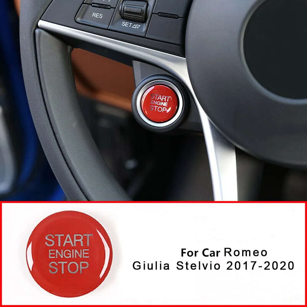 Car Start Engine On/Stop Cover Trim Red For Romeo Giulia Stelvio 2017-20 Push Button Sticky Cover Car Interior Auto Accessories
Car Start Engine On/Stop Cover Trim Red For Romeo Giulia Stelvio 2017-20 Push Button Sticky Cover Car Interior Auto Accessories