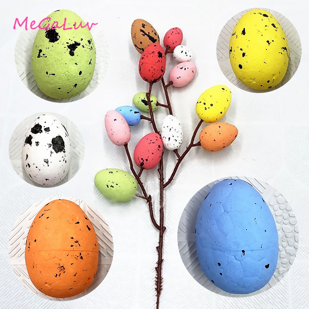 32CM 10PC Easter Egg Foam Easter Egg Flower Branch String Easter Party Decoration DIY Home Decoration Children's Toy
32CM 10PC Easter Egg Foam Easter Egg Flower Branch String Easter Party Decoration DIY Home Decoration Children's Toy