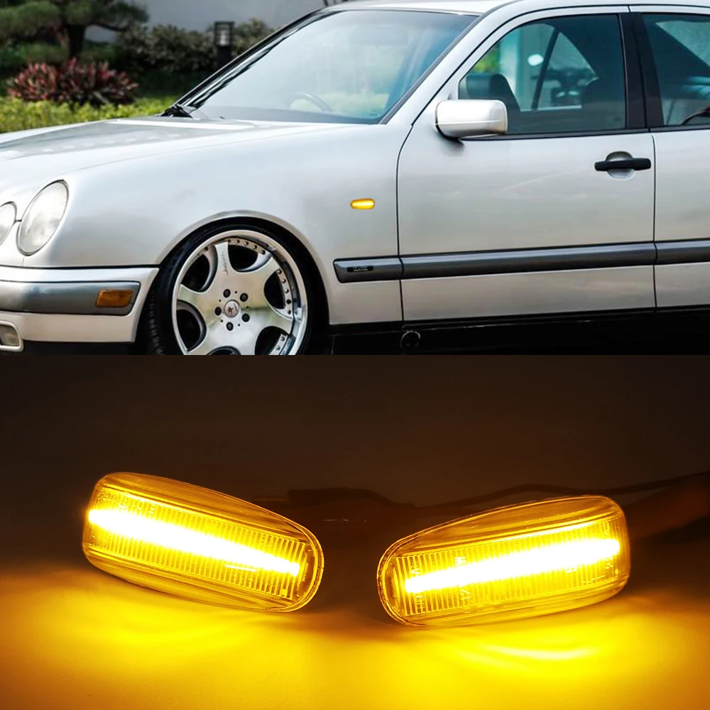1 Set For Mercedes-BENZ E-Class W210 C-Class W202 W208 Led Dynamic Side Marker Turn Signal Light Sequential Blinker Light
1 Set For Mercedes-BENZ E-Class W210 C-Class W202 W208 Led Dynamic Side Marker Turn Signal Light Sequential Blinker Light
