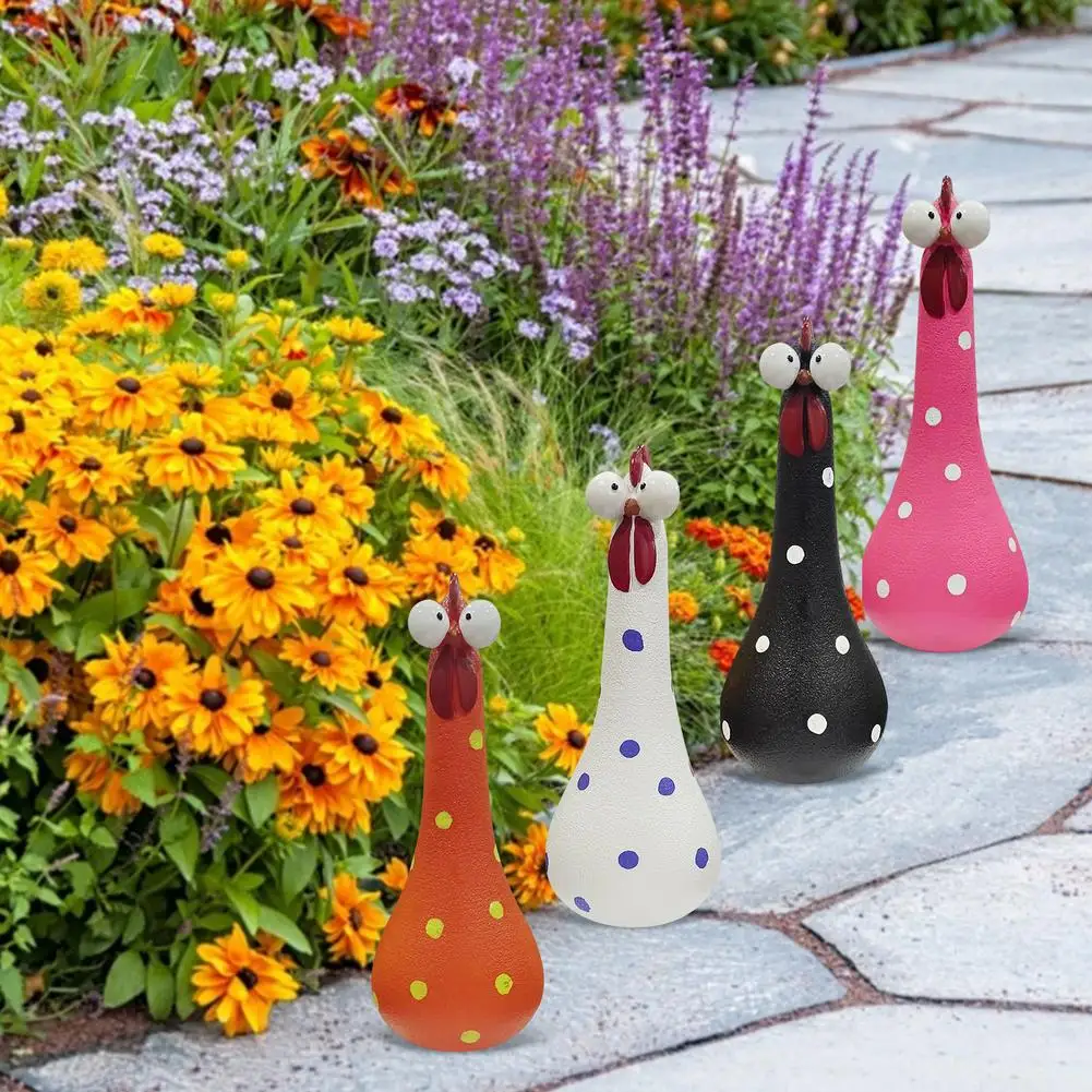 Garden Chicken Sculpture Yard Art Long Neck Animal Decoration Ornaments Animal Figurine For Outdoor Backyard Lawn Sculptures
Garden Chicken Sculpture Yard Art Long Neck Animal Decoration Ornaments Animal Figurine For Outdoor Backyard Lawn Sculptures
