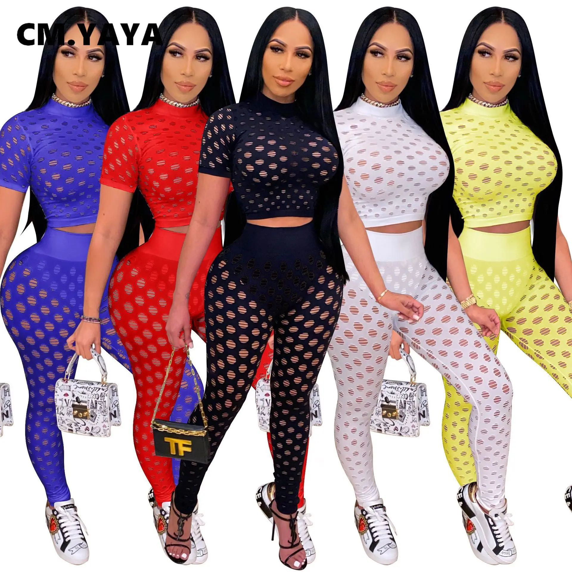 Женский комплект из 2 предметов CM.YAYA, однотонная водолазка с коротким рукавом и дырками, укороченный топ, облегающие эластичные брюки-каранд...
Женский комплект из 2 предметов CM.YAYA, однотонная водолазка с коротким рукавом и дырками, укороченный топ, облегающие эластичные брюки-каранд...