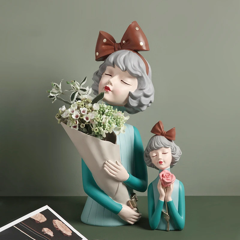 Decorations for the house, sculpture, beautiful 3D girl, vase of flowers, decorations for the table, statue, modern, Nordic,
Decorations for the house, sculpture, beautiful 3D girl, vase of flowers, decorations for the table, statue, modern, Nordic,